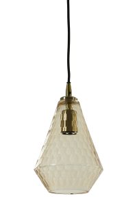 Hanglamp glas - DELILU lamp amber
