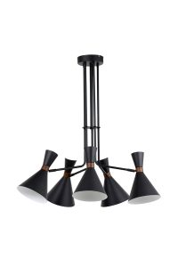 Hanglamp metaal - Light & Living HOODIES lamp zwart
