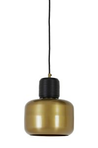 Hanglamp metaal - Light & Living CHANIA lamp zwart/brons