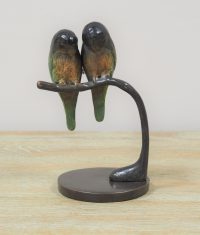 Tuinbeeld - bronzen beeld - Vogelpaar