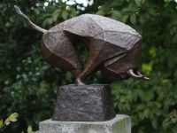 Tuinbeeld - bronzen beeld - Moderne Stier