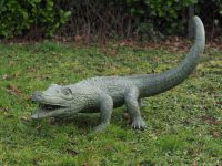 Tuinbeeld - bronzen beeld - Alligator