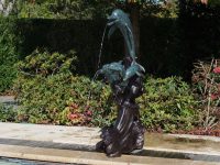 Tuinbeeld - bronzen beeld - Dolfijnen familie