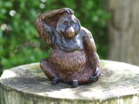 Tuinbeeld - bronzen beeld - Orang oetan