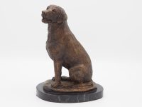 Tuinbeeld - bronzen beeld - labrador klein