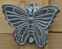 Tuinbeeld - bronzen beeld - Deurklopper vlinder