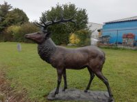 Tuinbeeld - bronzen beeld - Groot hert