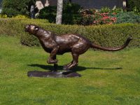 Tuinbeeld - bronzen beeld - Rennende cheetah Bronzartes