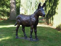 Tuinbeeld - bronzen beeld - Ezel