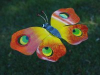 Tuinsteker - vlinder rood