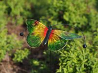 Tuinsteker - Vlinder op stok