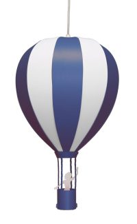Hanglamp - luchtballon - kinderkamer - blauwe luchtballon