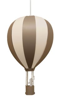 Hanglamp - luchtballon - kinderkamer - grijze luchtballon