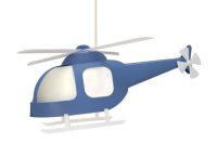 Hanglamp - helikopter - kinderkamer - blauwe helikopter