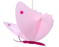 Hanglamp - vlinder - kinderkamer - roze vlinder