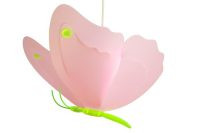 Hanglamp - vlinder - kinderkamer - roze en anise vlinder