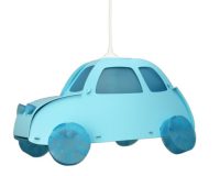 Hanglamp - auto - kinderkamer - turquoise auto