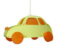 Hanglamp - auto - kinderkamer - appeltjes groene auto