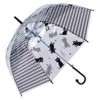 Paraplu Volwassenen 60 cm Zwart Kunststof Katten Regenscherm