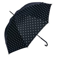 Paraplu Volwassenen Ø 98 cm Zwart Polyester Stippen