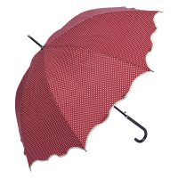 Paraplu Volwassenen Ø 98 cm Rood Polyester Stippen