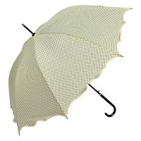 Paraplu Volwassenen Ø 98 cm Wit Polyester Stippen