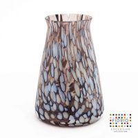 Design vaas Sicilie - Fidrio PETAL - glas, mondgeblazen bloemenvaas - hoogte 30 cm