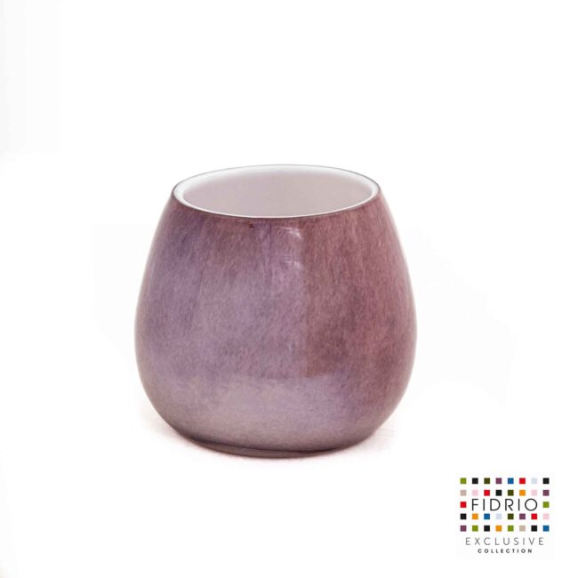Design Vaas Fiore - Fidrio LILA LUSTER - glas