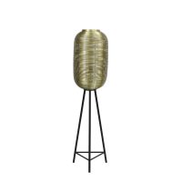 Vloerlamp metaal - TOMEK antiek brons - Brass chic - Ø35x136 cm - Light & Living