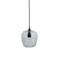 Hanglamp glas - DANITA smoke glas - Ø20x26 cm - Light & Living