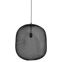 Hanglamp metaal - REILLEY mat zwart - Ø50x56 cm - Light & Living