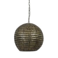 Hanglamp metaal - KYMORA antiek brons - Ø55x56 cm - Light & Living