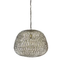 Hanglamp metaal - ALWINA antiek brons - Ø50x44 cm - Light & Living