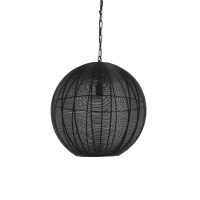 Hanglamp metaal - AMARAH mat zwart - Ø50x54 cm - Light & Living