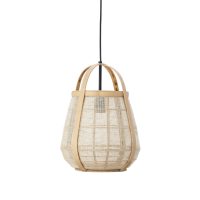 Hanglamp bamboe - JACINTO naturel - Ø32x44 cm - Light & Living