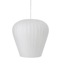 Hanglamp kunststof - XELA wit - Ø37,5x37,5 cm - Light & Living