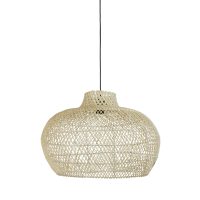 Hanglamp rotan - CHARITA naturel - Ø60x43 cm - Light & Living