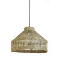 Hanglamp zeegras - LATIKA naturel - Ø55x38 cm - Light & Living