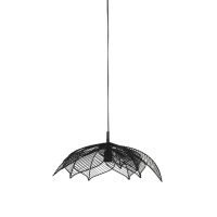 Hanglamp metaal - PAVAS mat zwart - Ø54x24,5 cm - Light & Living
