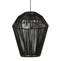 Hanglamp metaal - DEYA mat zwart - Ø45x56 cm - Light & Living
