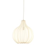 Hanglamp textiel - ELATI zand - Ø50x53 cm - Light & Living