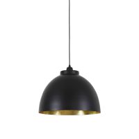 Hanglamp metaal - KYLIE zwart/goud - Ø45x32 cm - Light & Living