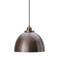 Hanglamp metaal - KYLIE ruw antiek koper - Ø30x26 cm - Light &  Living