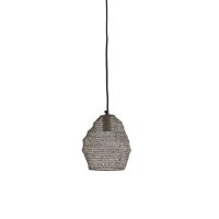 Hanglamp metaal - NOLA oud taupe - gaaslamp - Ø18x20 cm - Light & Living