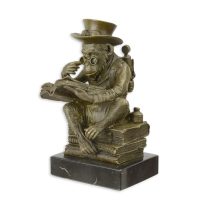 Bronzen beeld - steampunk - sculptuur - 21,4 cm hoog