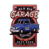 Wanddecoratie - Old Big Garage - Autogarage