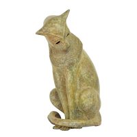 Brons beeld - Egyptische kat - sculptuur - 45 cm hoog