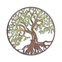 Wanddecoratie - Levensboom - gekleurde variant