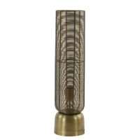 Tafellamp metaal - LEZUZA antiek brons - Ø15,5x60,5 cm - Light & Living