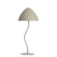 Tafellamp metaal - ELIMO licht grijs - Ø25x67 cm - Light & Living